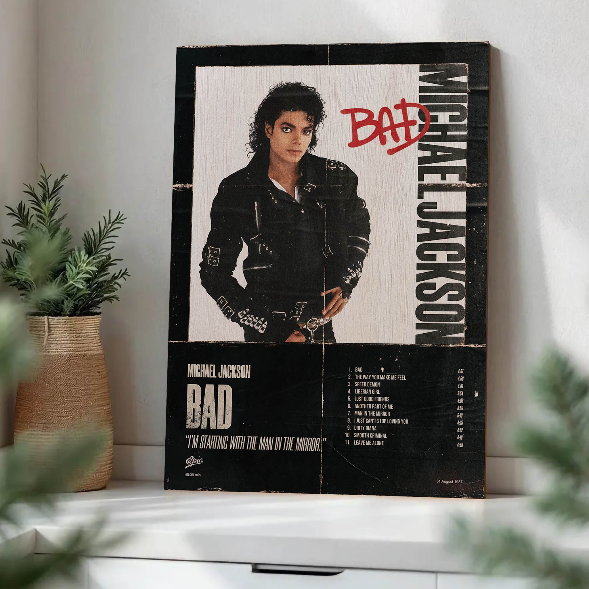 Michael Jackson · Wood Print