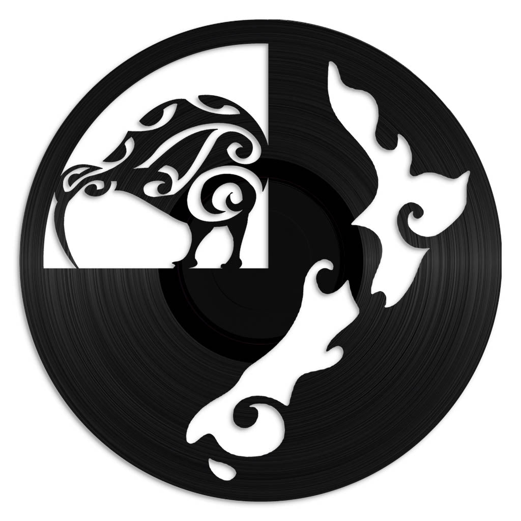 Kiwi Aotearoa - revamped-records - vinyl-record-art - nz-made