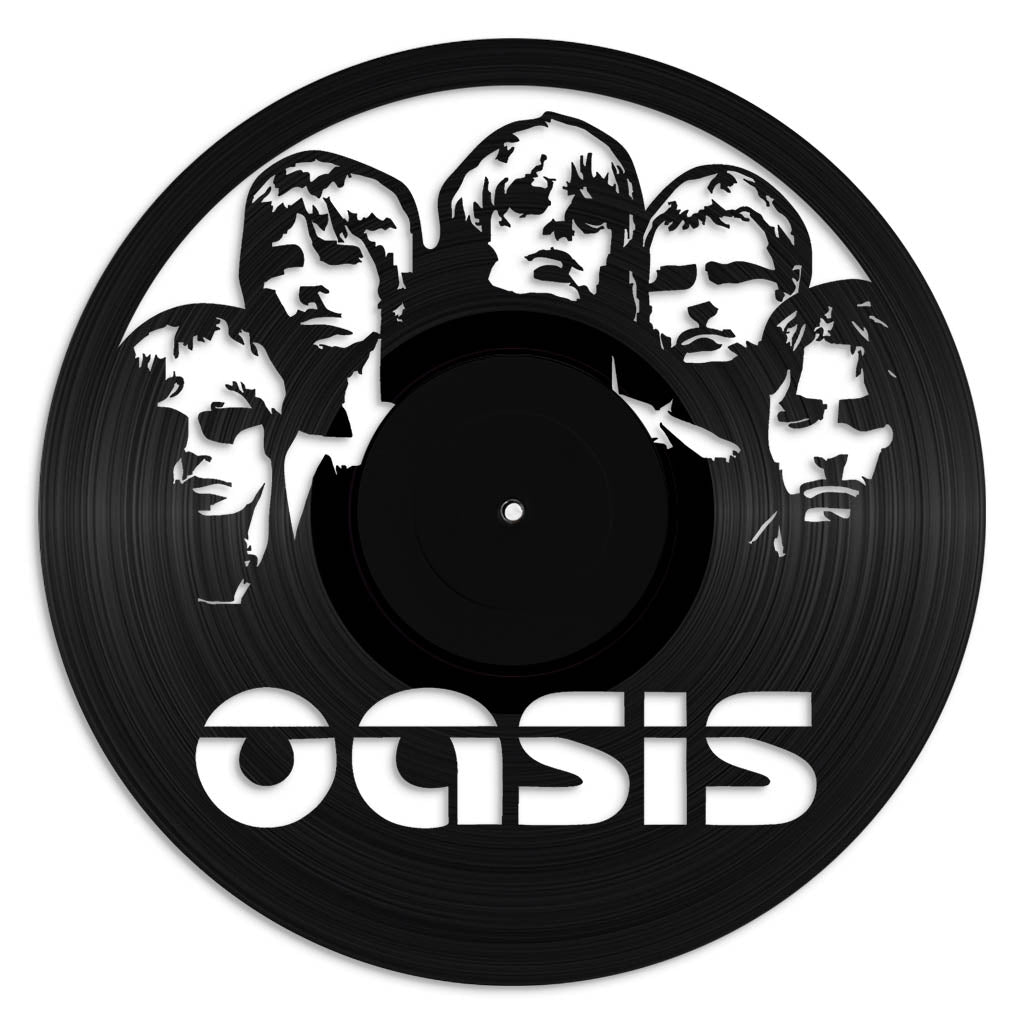 Oasis music wall art vinyl record design