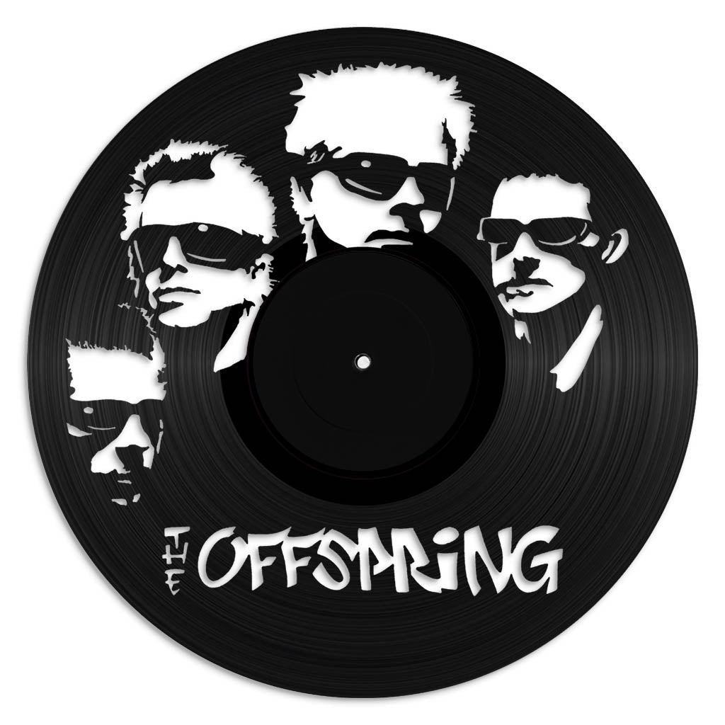 The Offspring record wall art made from vinyl lp