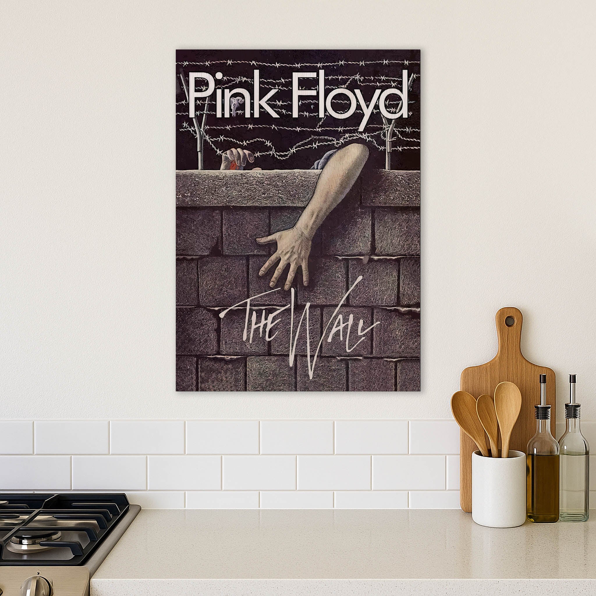 Pink Floyd the Wall · Wood Print