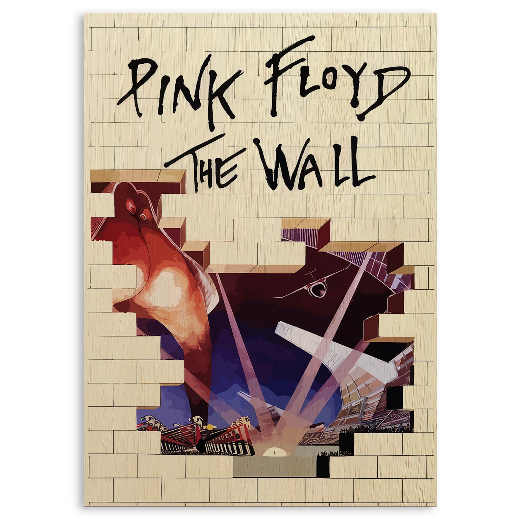 Pink Floyd · Wood Print