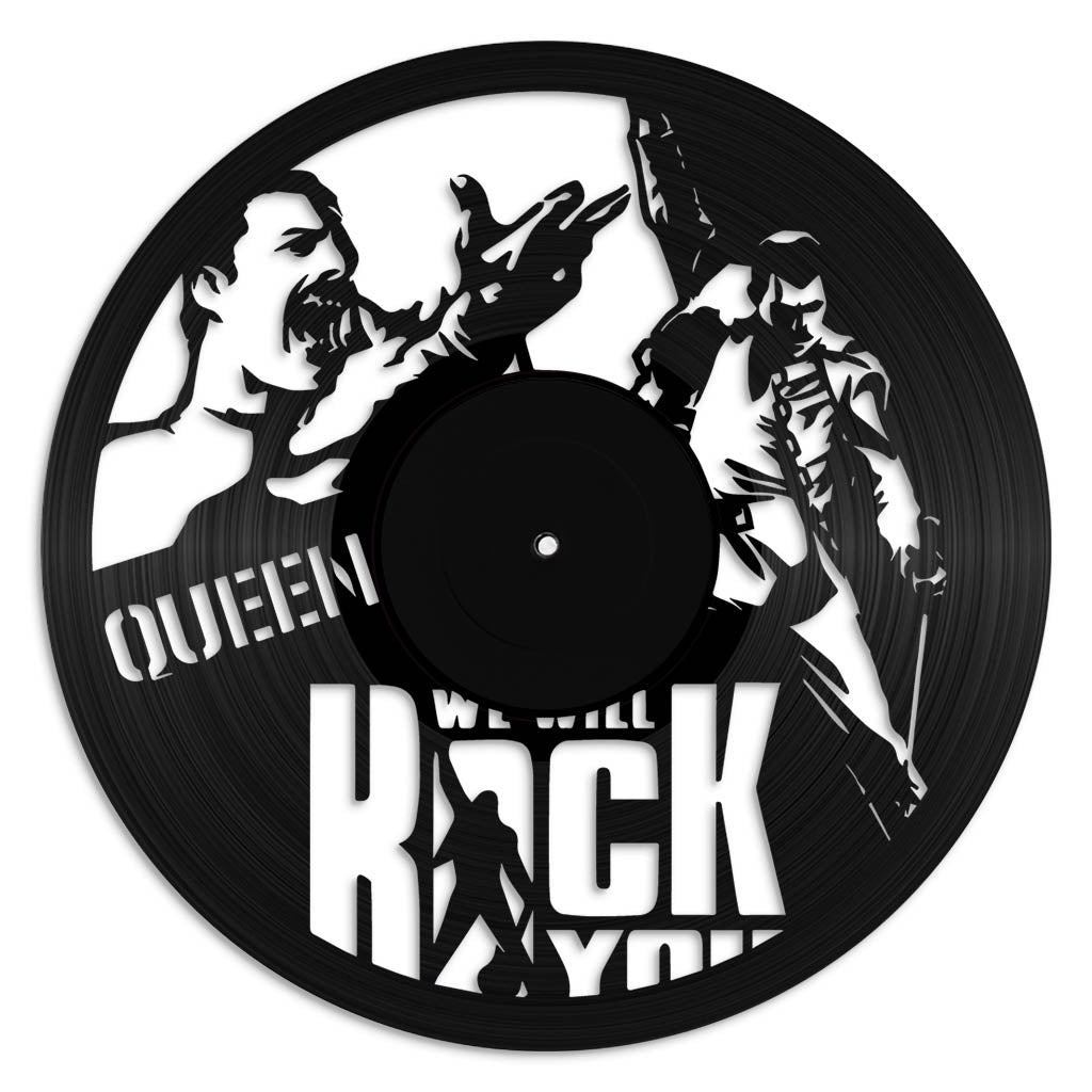 Queen vinyl record art wall hanging