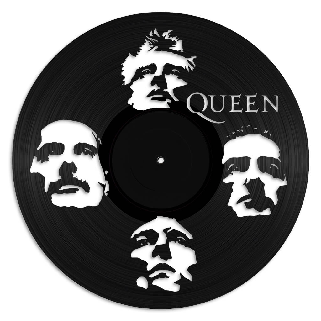 Queen vinyl record art wall hanging