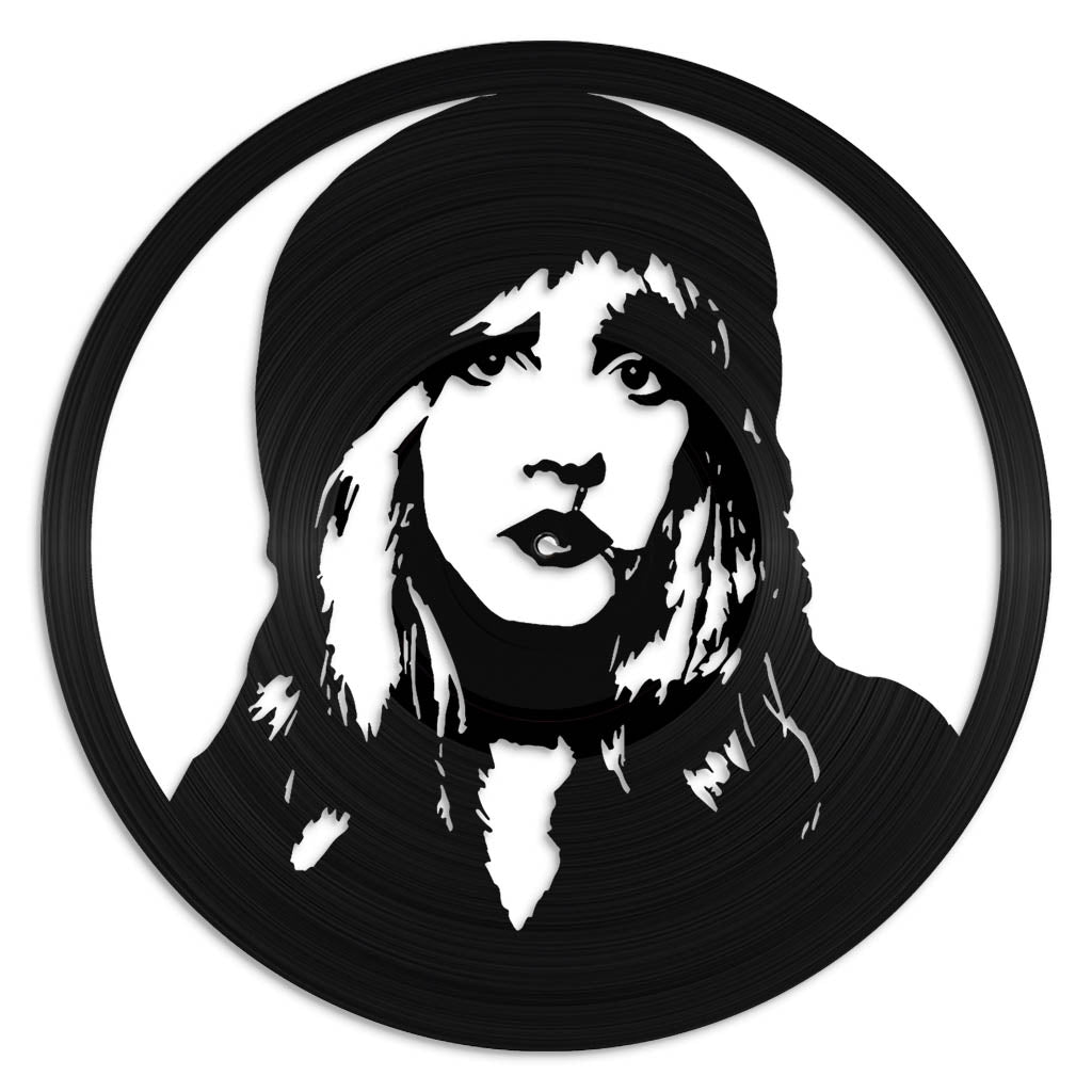 Stevie Nicks vinyl record art wall hanging
