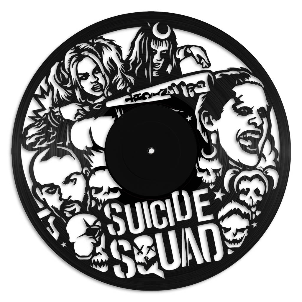 Suicide Squad - revamped-records - vinyl-record-art - nz-made