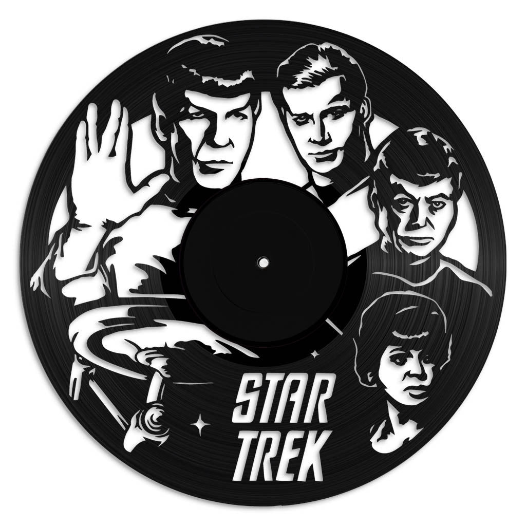 Star Trek - revamped-records - vinyl-record-art - nz-made