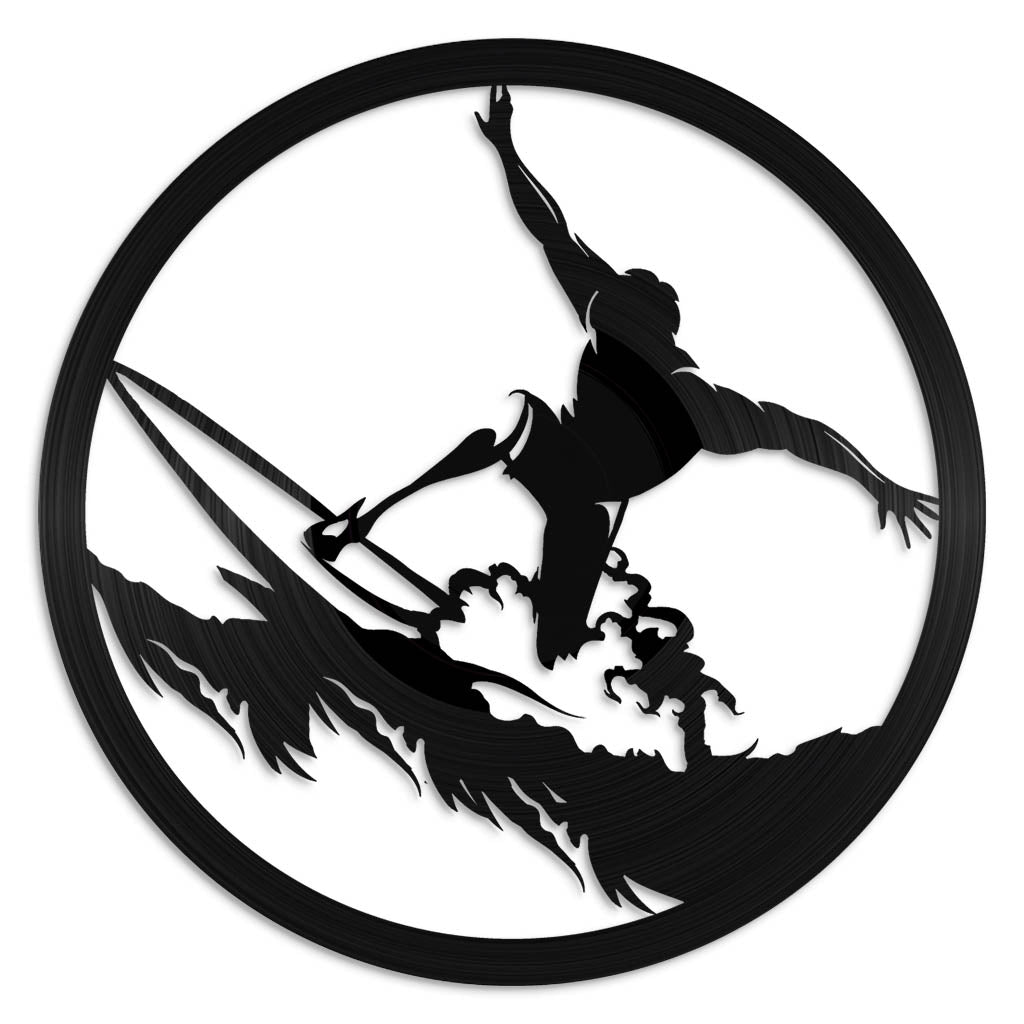 Surfing - revamped-records - vinyl-record-art - nz-made