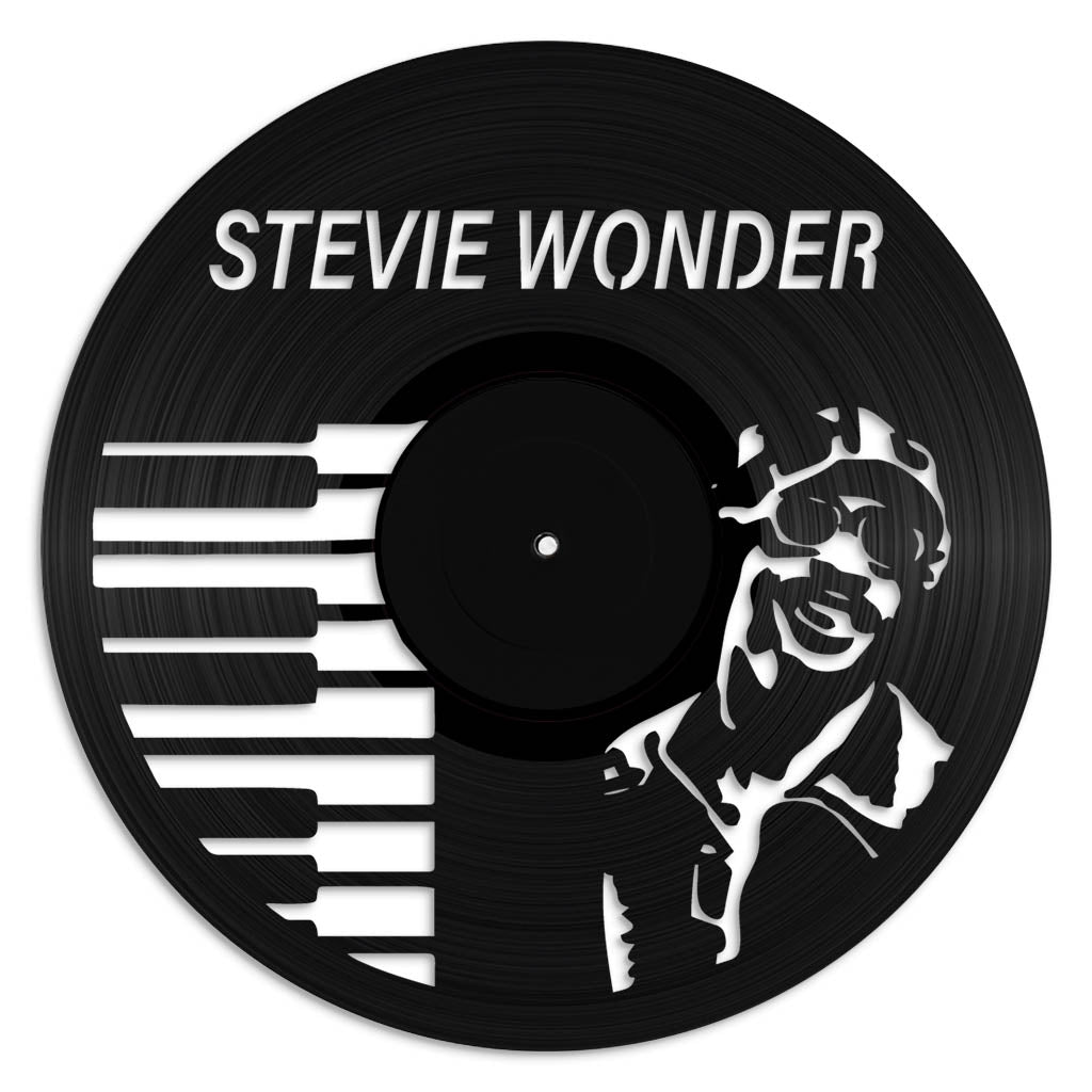 Stevie Wonder music wall art vinyl record design