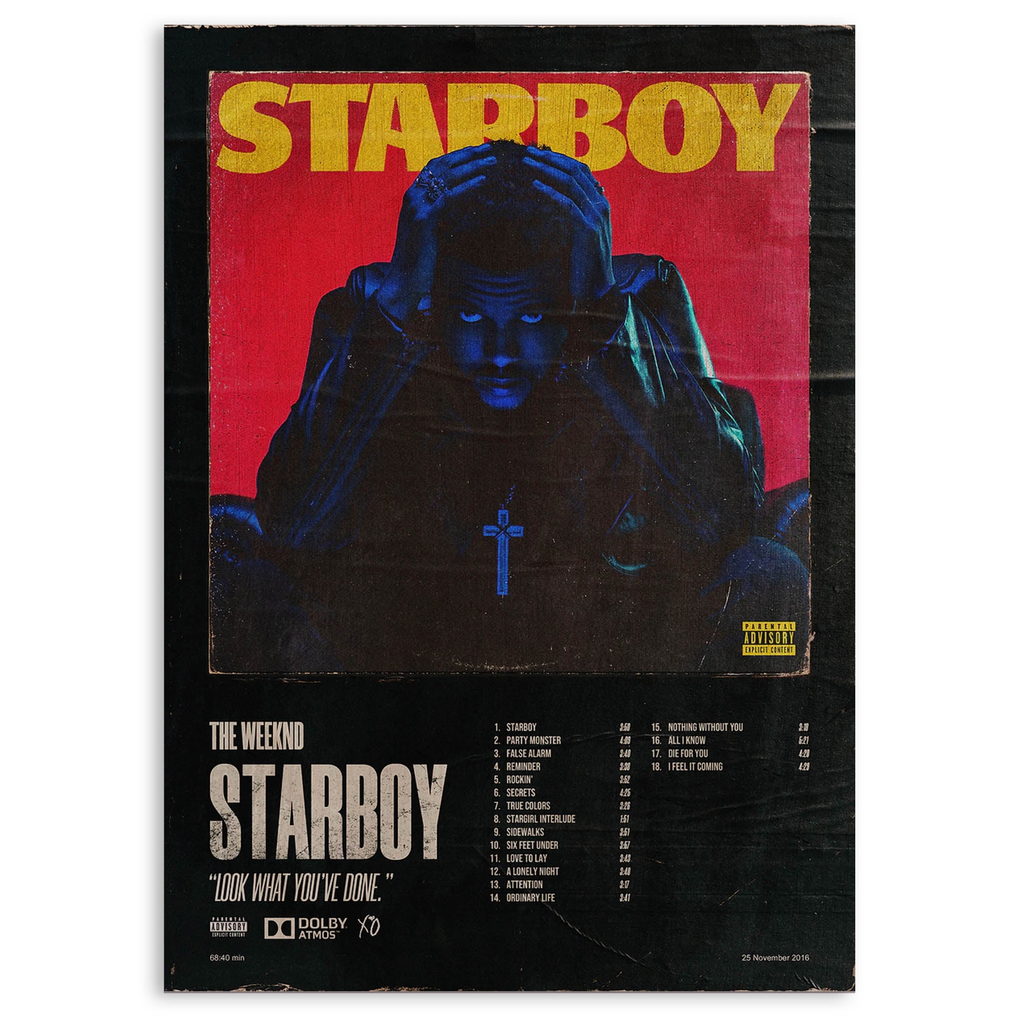 The Weeknd · Wood Print