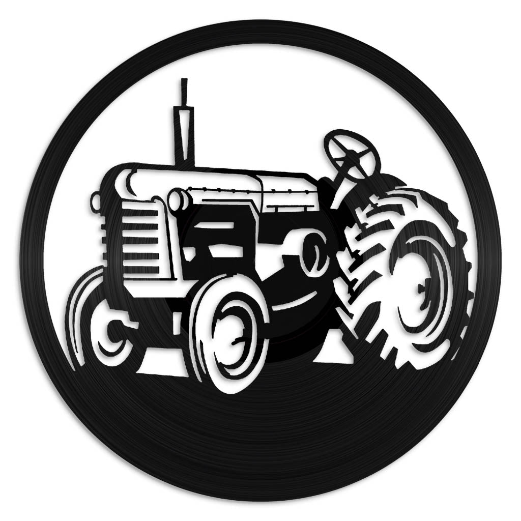 Tractor - revamped-records - vinyl-record-art - nz-made