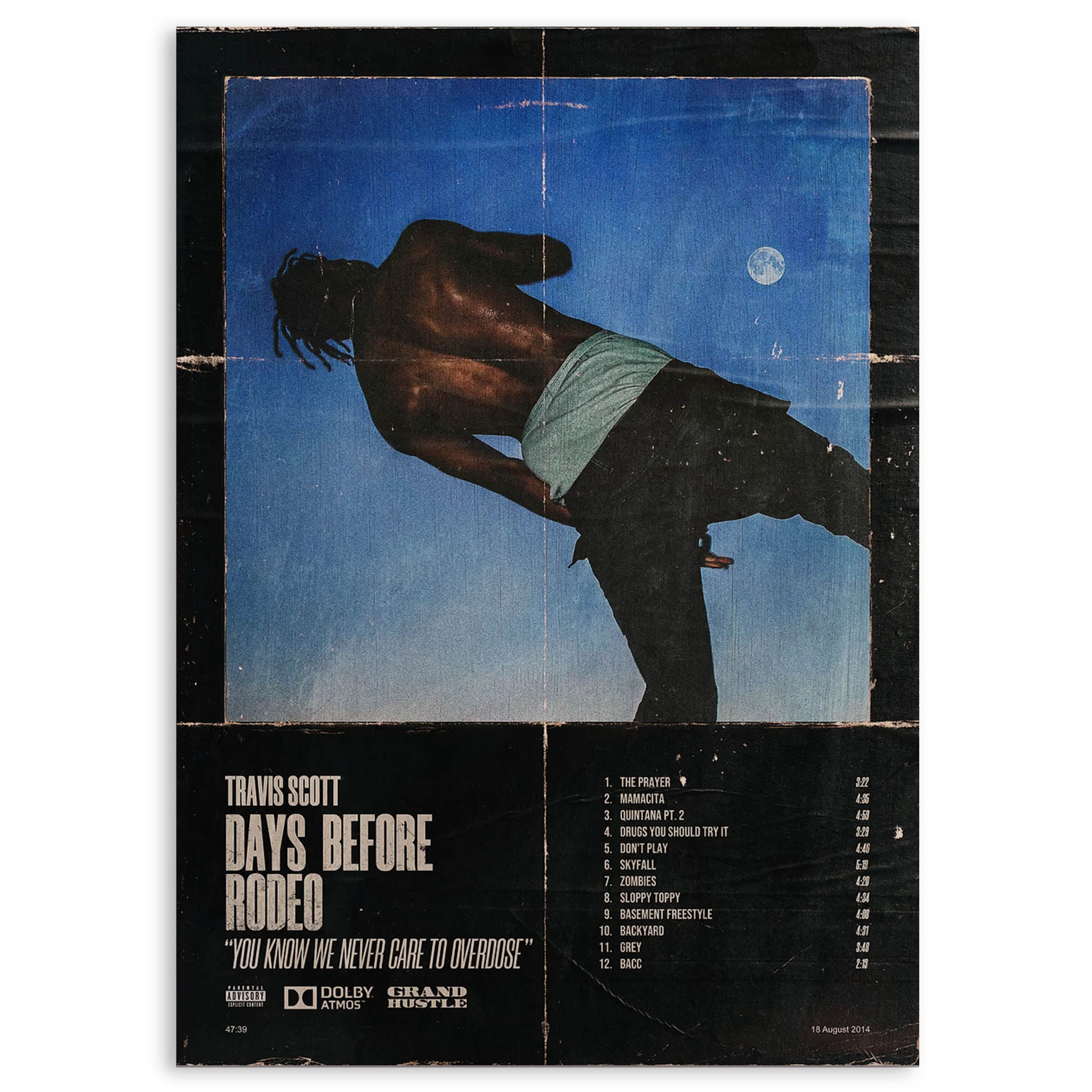 Travis Scott Days Before Rodeo · Wood Print