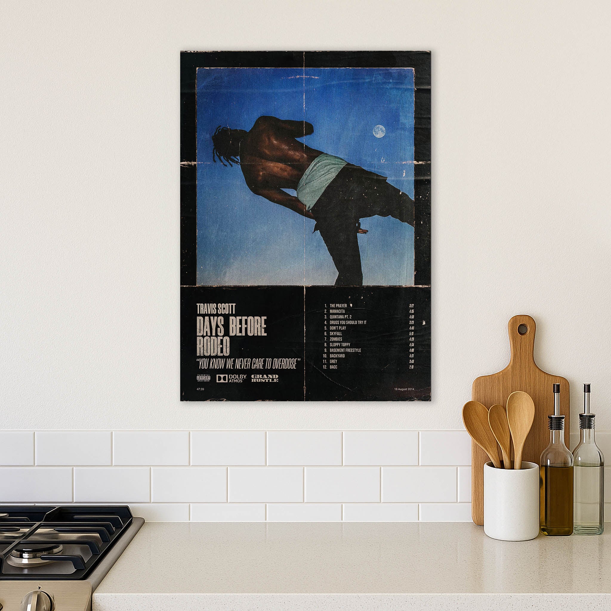 Travis Scott Days Before Rodeo · Wood Print