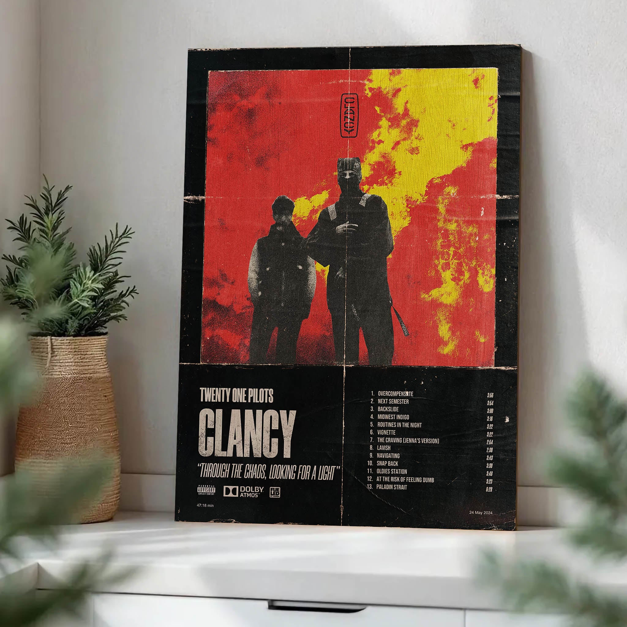 Twenty One Pilots Clancy · Wood Print