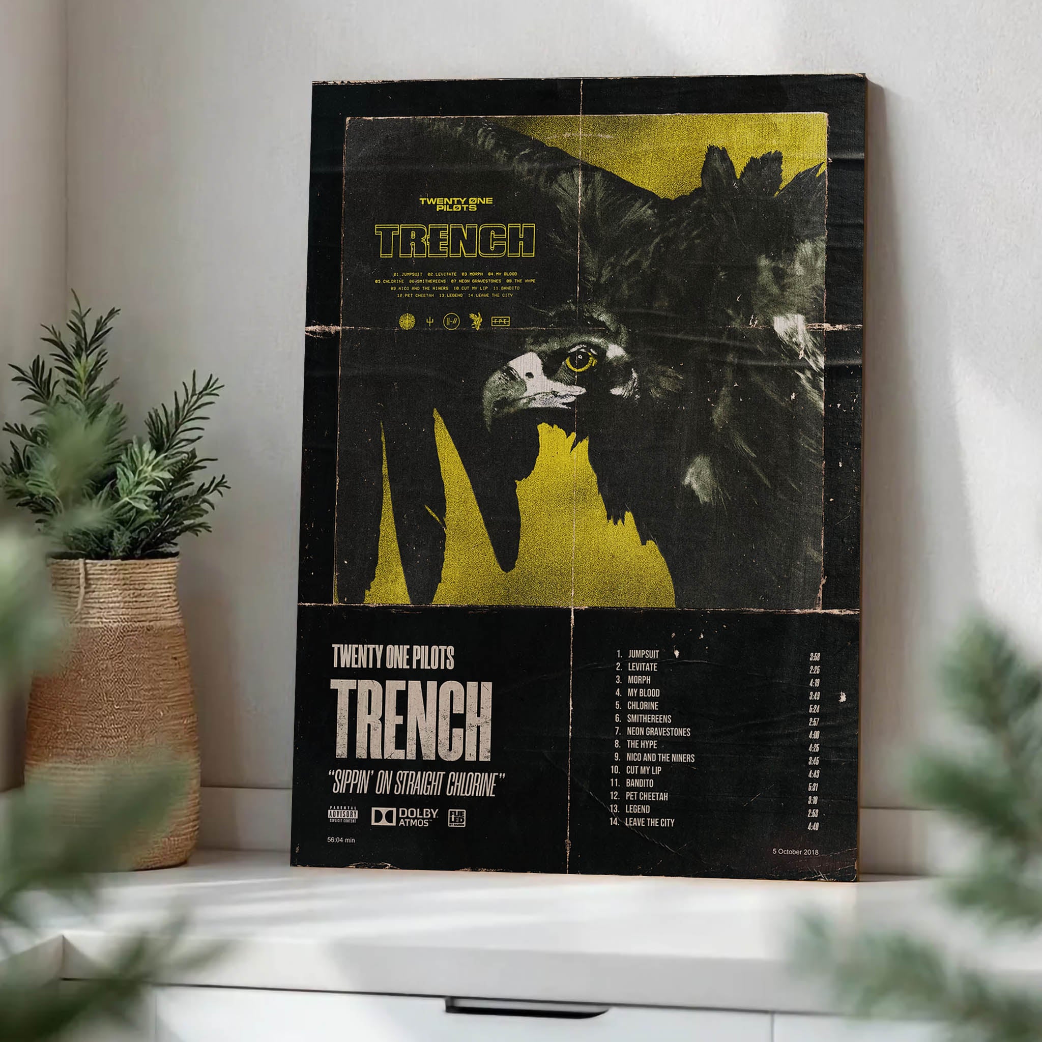 Twenty One Pilots Trench · Wood Print