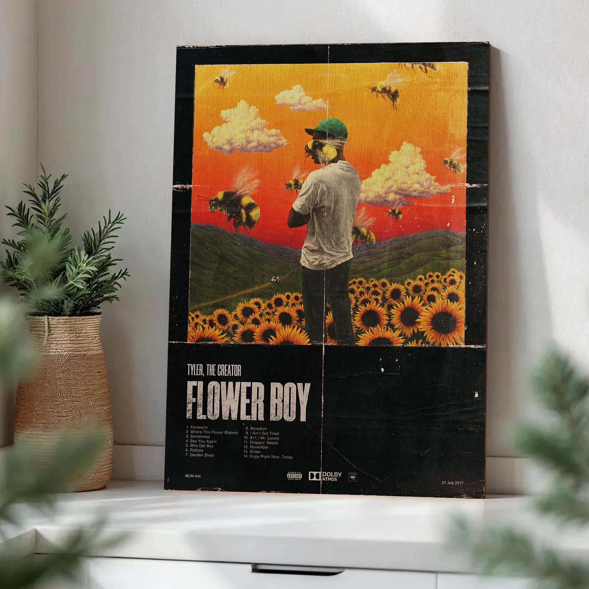 Tyler the Creator · Wood Print - Laser Cut Wood Poster – Revamped