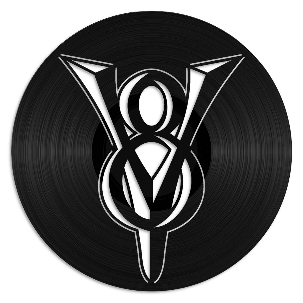 V8 Engine Symbol - revamped-records - vinyl-record-art - nz-made