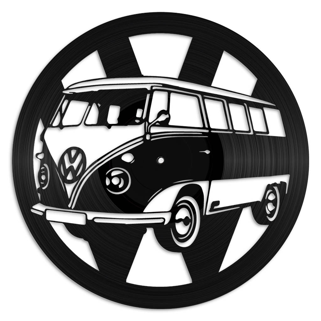 VW Kombi - revamped-records - vinyl-record-art - nz-made