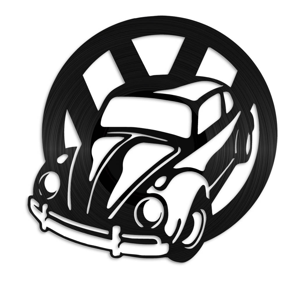 VW Beetle - revamped-records - vinyl-record-art - nz-made