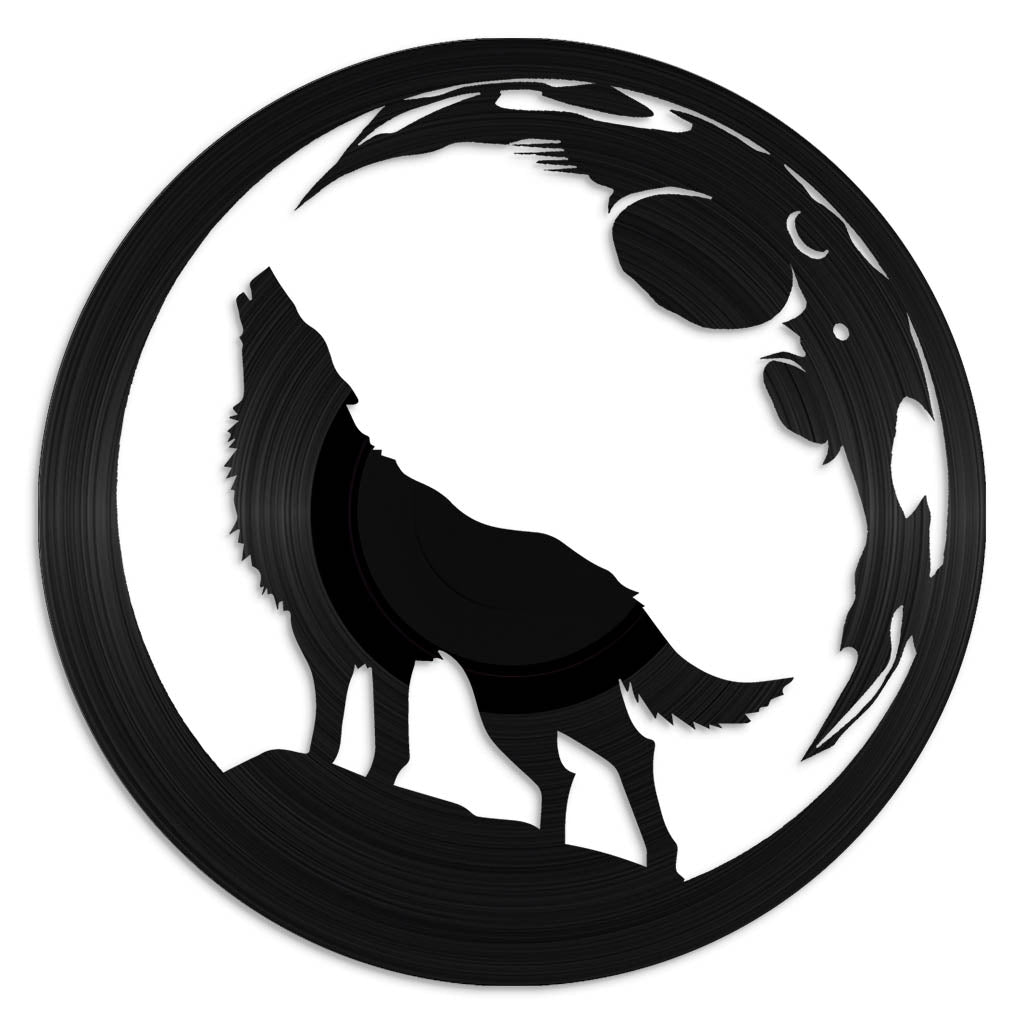 Wolf Moon - revamped-records - vinyl-record-art - nz-made