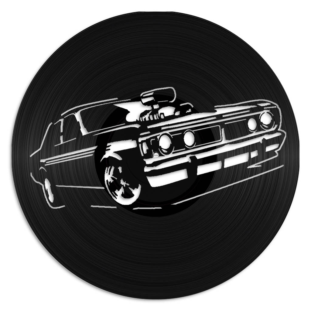 XY Ford Falcon - revamped-records - vinyl-record-art - nz-made