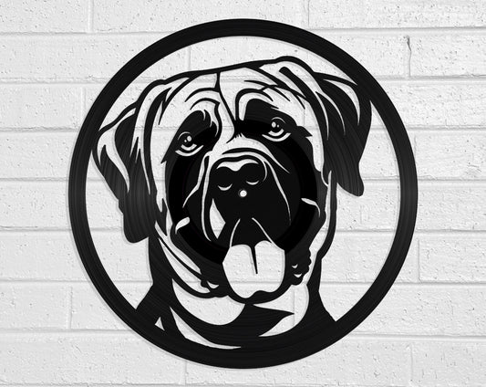 Bullmastiff - revamped-records - vinyl-record-art - nz-made