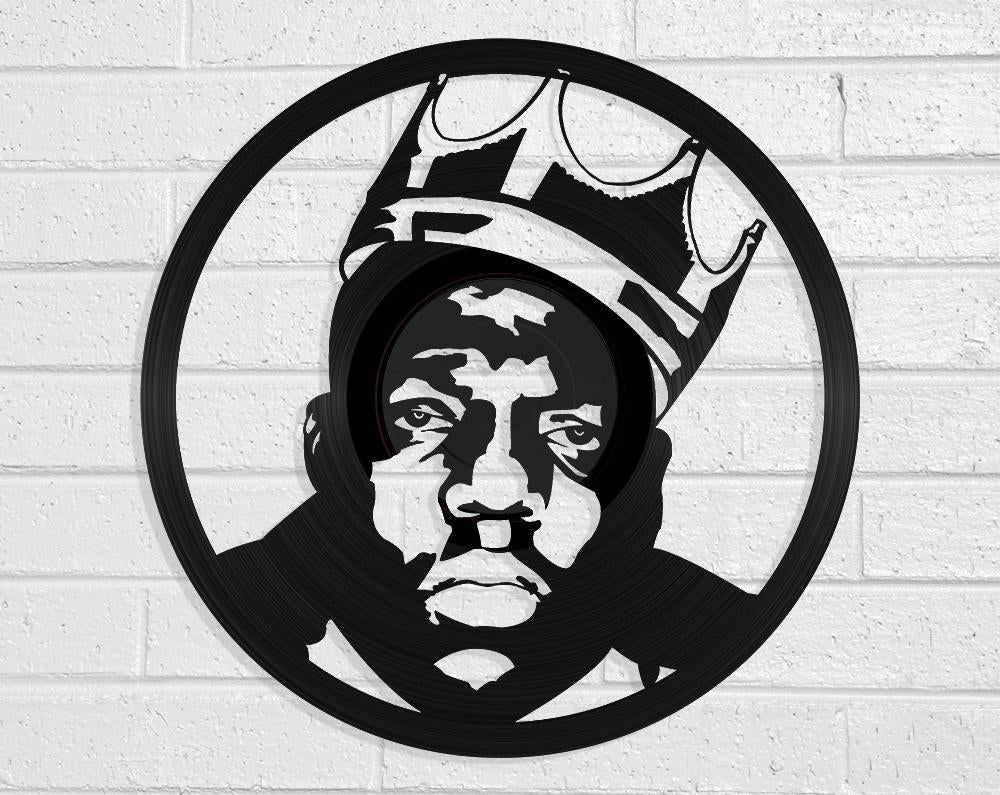 Biggie Smalls - revamped-records - vinyl-record-art - nz-made