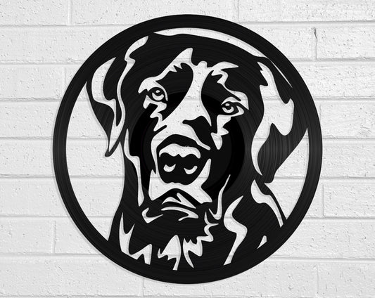 Labrador - revamped-records - vinyl-record-art - nz-made