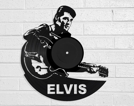 Elvis - revamped-records - vinyl-record-art - nz-made