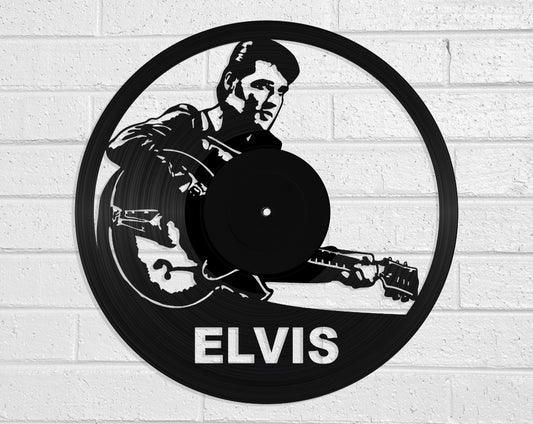 Elvis - revamped-records - vinyl-record-art - nz-made