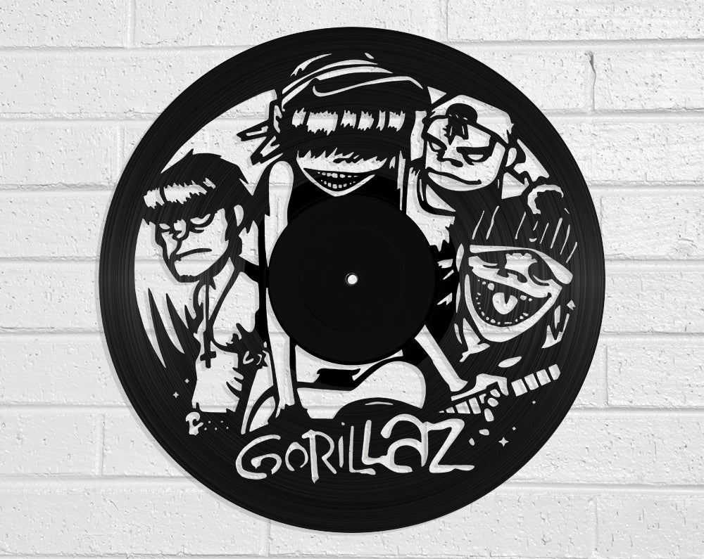 Gorillaz Vinyl Record Art By Revamped Records