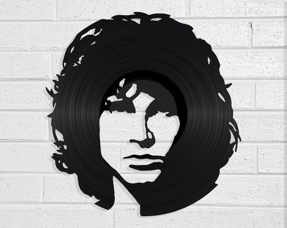 Jim Morrison - revamped-records - vinyl-record-art - nz-made