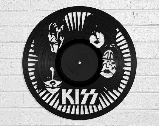 KISS - revamped-records - vinyl-record-art - nz-made