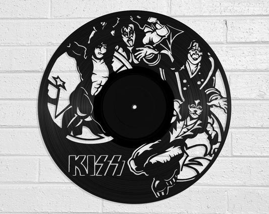 KISS - revamped-records - vinyl-record-art - nz-made