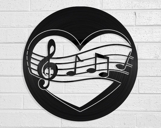 Love Music - revamped-records - vinyl-record-art - nz-made