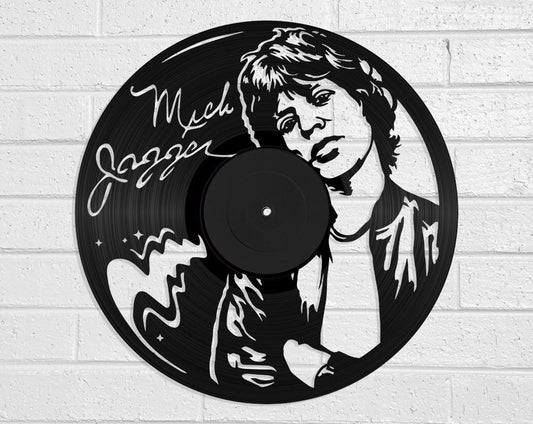 Mick Jagger - revamped-records - vinyl-record-art - nz-made