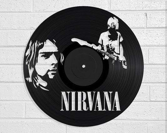 Nirvana - revamped-records - vinyl-record-art - nz-made