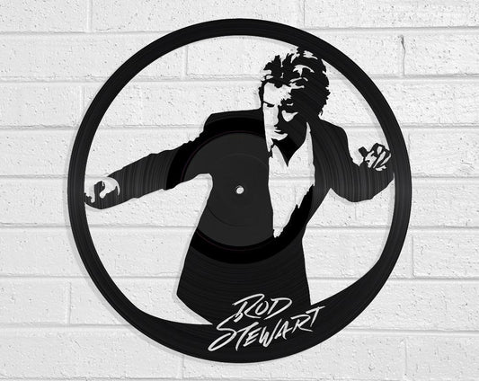 Rod Stewart - revamped-records - vinyl-record-art - nz-made