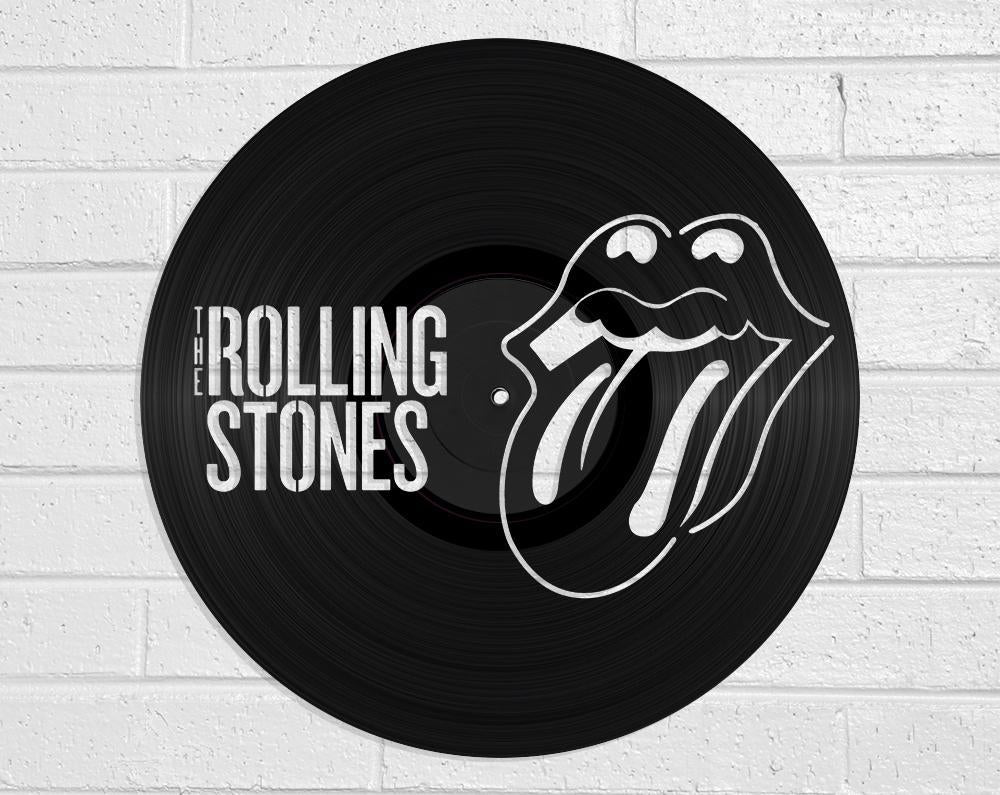 The rolling Stones - revamped-records - vinyl-record-art - nz-made