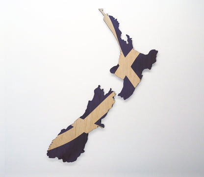 Scottish NZ Wood Print - revamped-records - vinyl-record-art