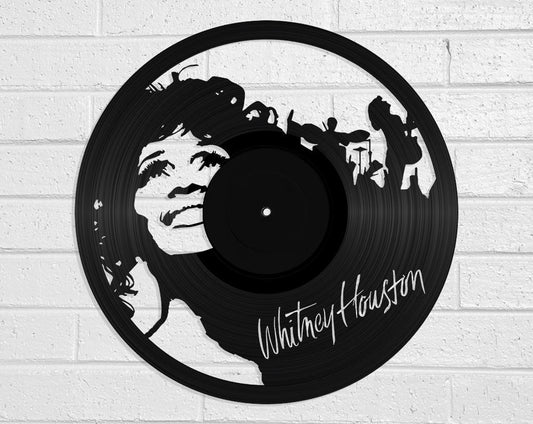 Whitney Houston - revamped-records - vinyl-record-art - nz-made