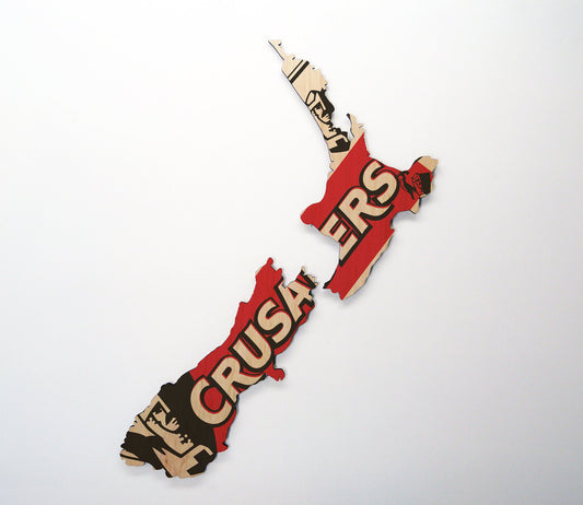 Crusaders NZ Wood Print - revamped-records - vinyl-record-art