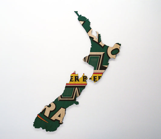 Waikato Draught NZ Wood Print - revamped-records - vinyl-record-art