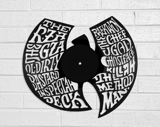 Wu-Tang Clan - revamped-records - vinyl-record-art - nz-made