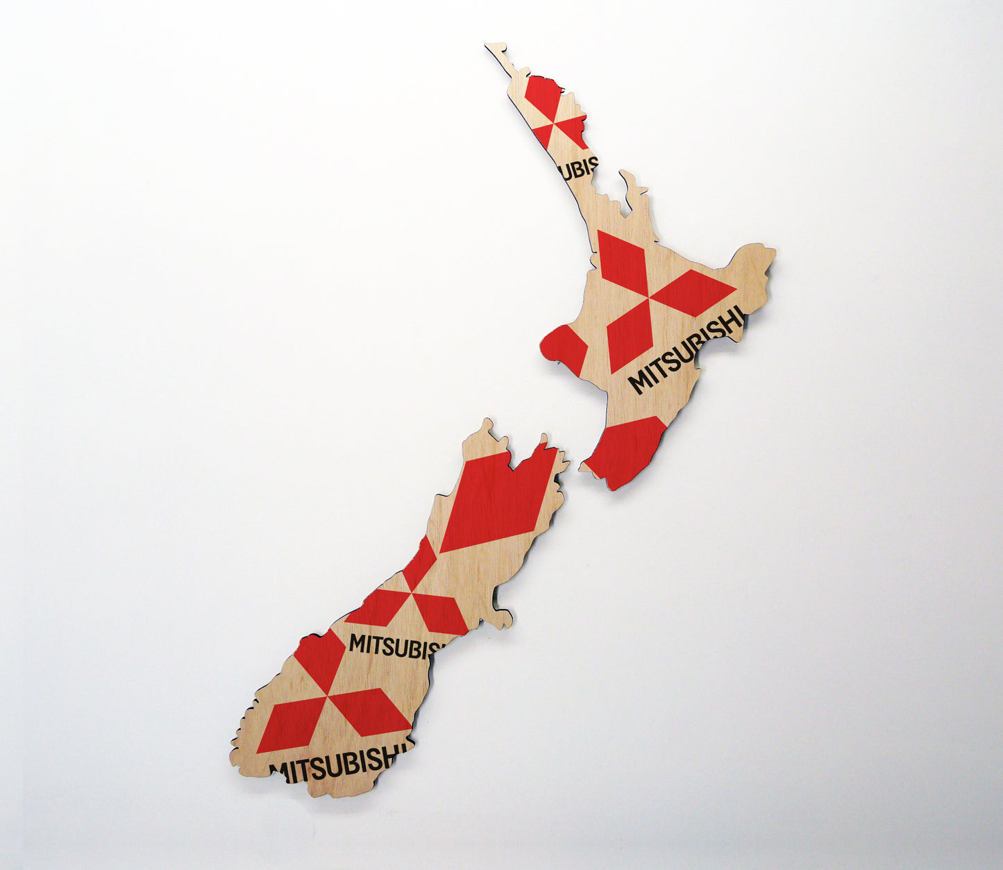 Mitsubishi NZ Wood Print - revamped-records - vinyl-record-art