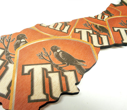 Tui NZ Wood Print - revamped-records - vinyl-record-art